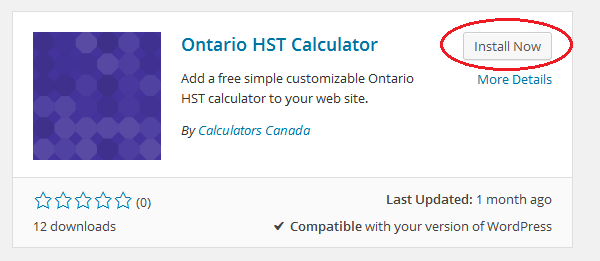 Install HST Calculator plugin